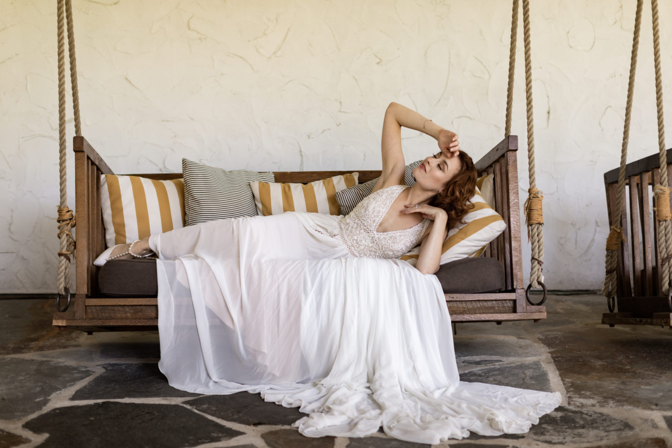 photographer michael allen at the top of the rock at big cedar lodge bridal editorial Southern Bride Magazine