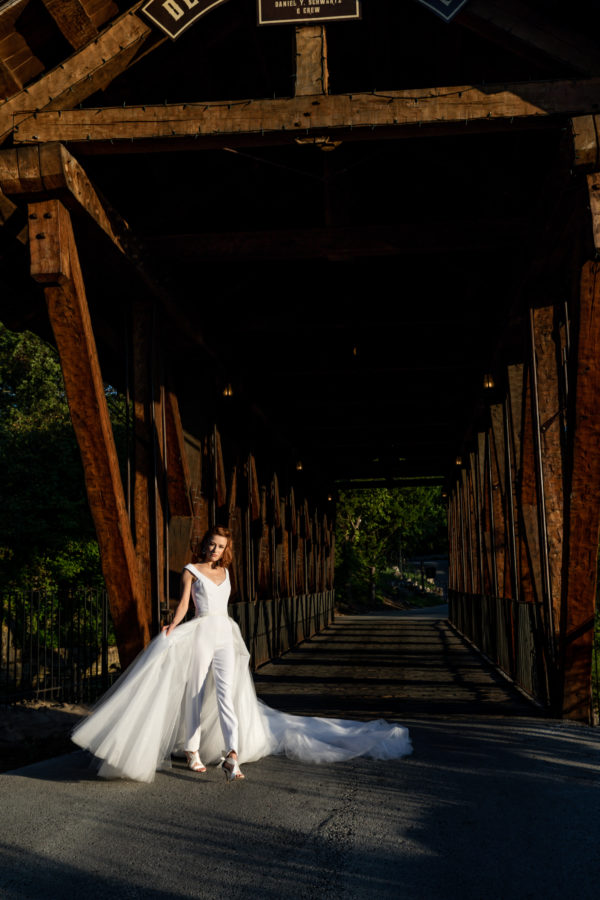 photographer michael allen at the top of the rock at big cedar lodge bridal editorial Southern Bride Magazine