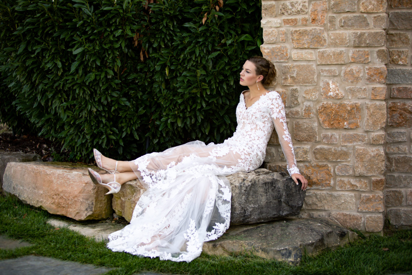 photographer michael allen at the top of the rock at big cedar lodge bridal editorial Southern Bride Magazine